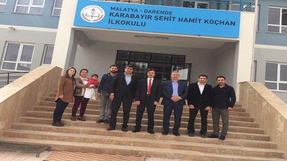 İlçe Milli Eğitim Müdürü Fevzi İNCE Karabayır Şehit Hamit Koçhan İlkokulu´nu ziyaret etti.