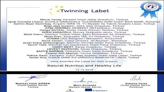 İlçemiz Yenice Ortaokulundan E.Twinning Uluslararası Proje Ortaklığı
